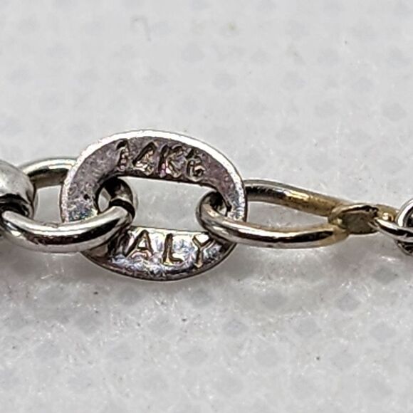 Herco 14 Karat Gold, Sterling Silver, & Diamond Flower Choker Necklace - Picture 5 of 7